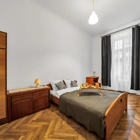 Polna - Balcony, Workspace, Location - By Rentujemy Apartment