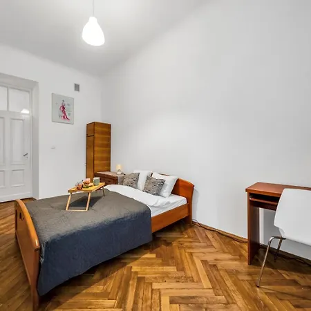 Polna - Balcony, Workspace, Location - By Rentujemy Apartment